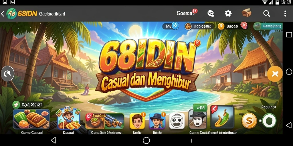 Screenshot gameplay 68IDN menunjukkan keseruan bermain game Casual.