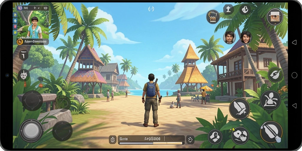Tampilan gameplay ADS508 yang menghibur dan penuh warna.