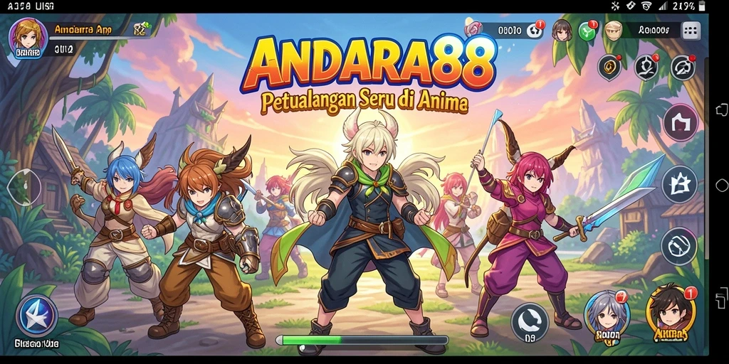Tampilan gameplay seru dan menarik di ANDARA88.