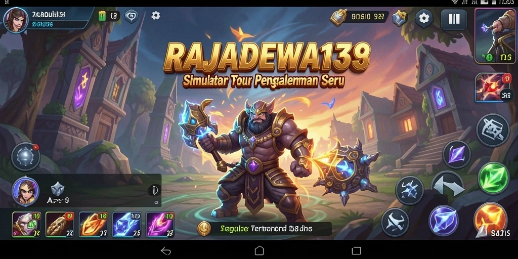 Tampilan screenshot utama RAJADEWA138 menampilkan aksi gameplay yang seru.