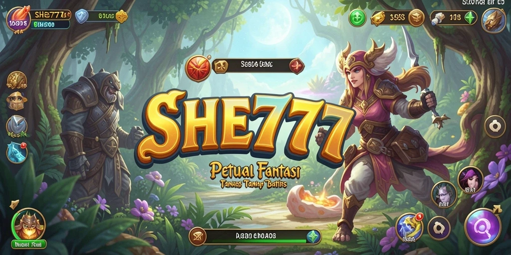 Tampilan gameplay epic dan seru dalam SHE777.